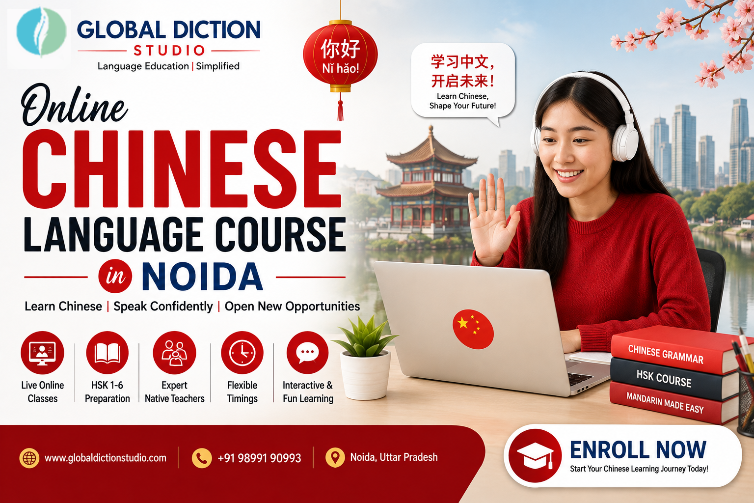 Online Chinese Language Course in Noida