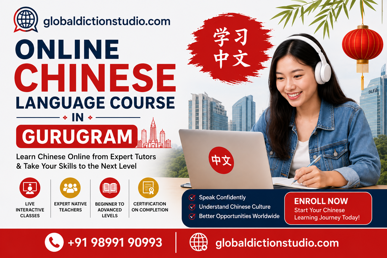 Online Chinese Language Course in Gurugram