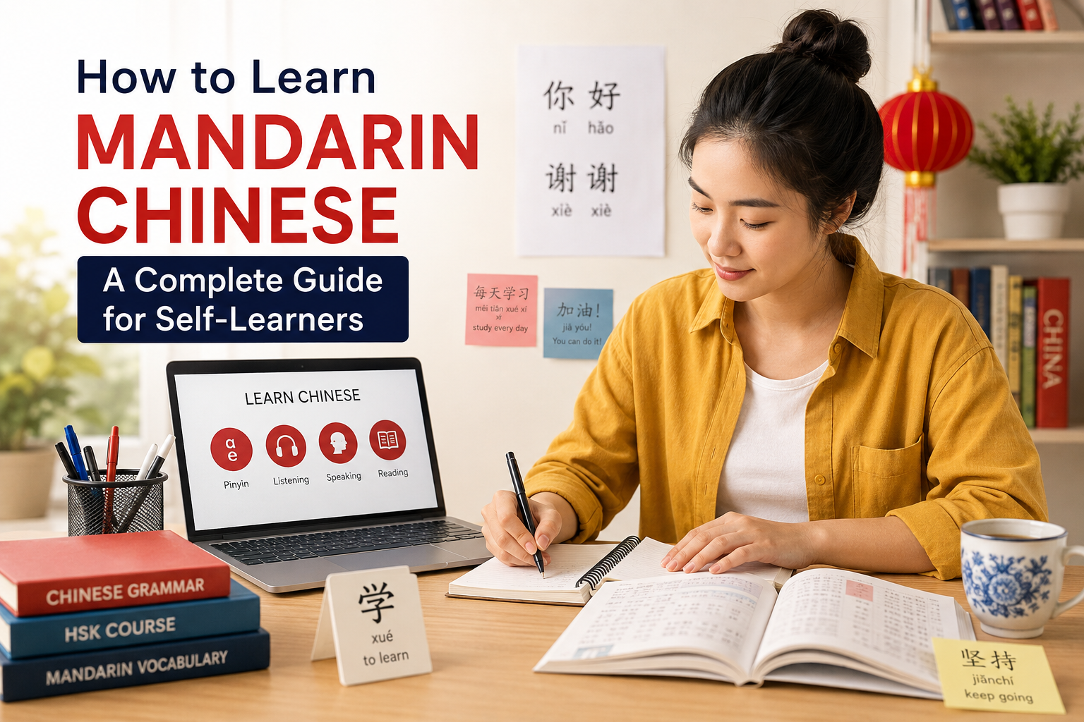 How to Learn Mandarin Chinese: A Complete Guide for Self-Learners